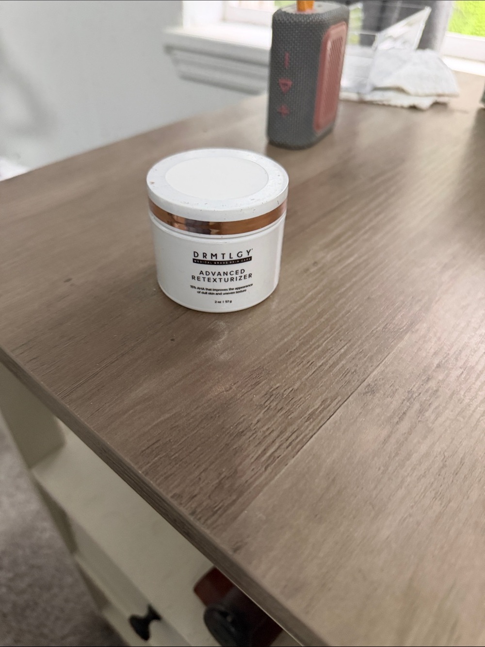 DRMTLGY Advanced Retexturizer Cream — White with Rose Gold Trim